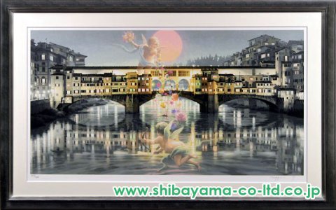笹倉鉄平「祝福」シルクスクリーン :: 絵画買取・販売 - シバヤマ