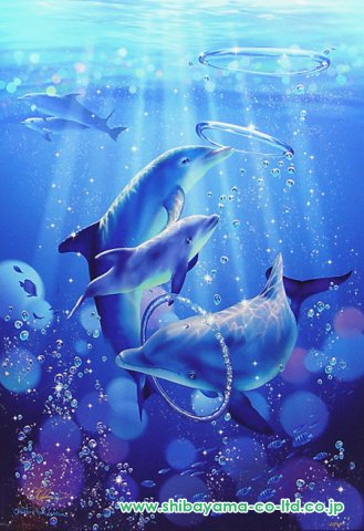 クリスチャン・リース・ラッセン「ドルフィン・シンフォニー」ラッセン