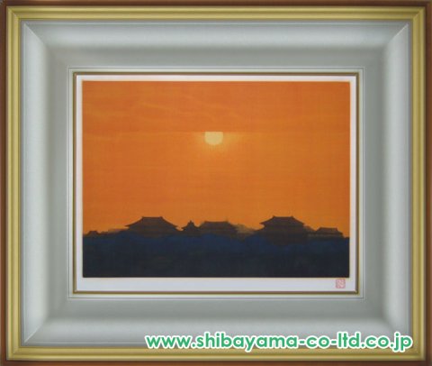 絵画『夕空』ヘイ平山画