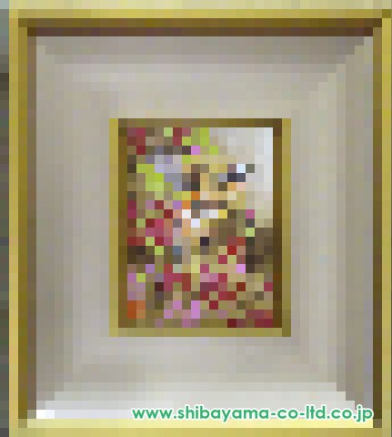 後藤順一「紅まんさく」日本画 F0号 :: 絵画買取・販売 - シバヤマ