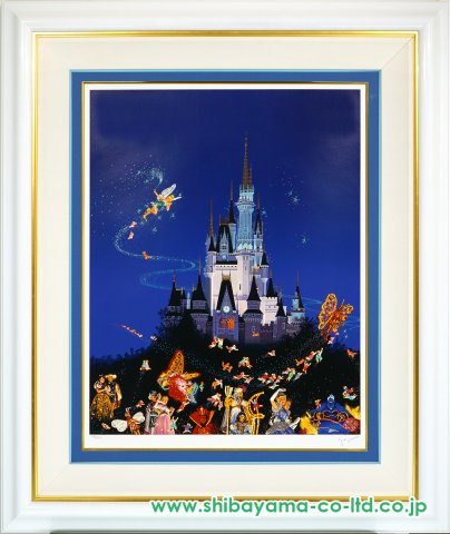 ヒロ・ヤマガタ「ティンカーベル-東京ディズニーランド」シルク