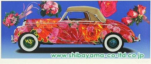 ヒロ・ヤマガタ「アースリーパラダイス フラワーブーケ」シルク