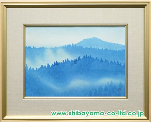 東山魁夷「朝雲」木版画 :: 絵画買取・販売 - シバヤマ