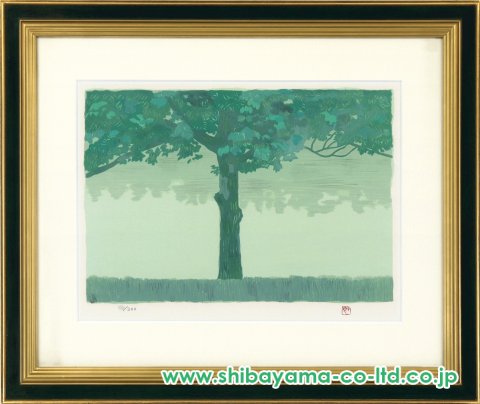 東山魁夷「朝」リトグラフ :: 絵画買取・販売 - シバヤマ