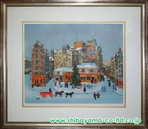 ミッシェル・ドラクロワ「大きなもみの木」リトグラフ :: 絵画買取