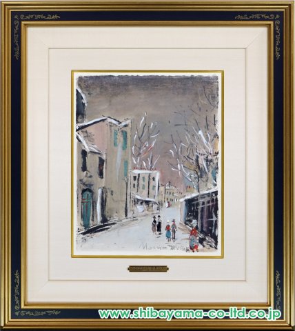 モーリス・ユトリロ「霊感の村より『古きサンヴァンサン通り