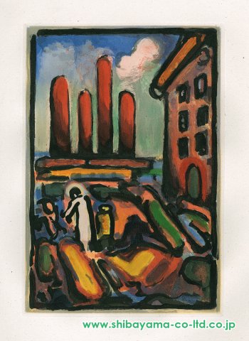 ジョルジュ・ルオー「「受難」 Passionより『街はずれのキリスト