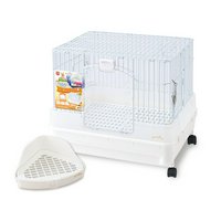 うさぎケージ マルカン うさぎのカンタンおそうじケージH50B 三角形