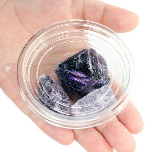 形状お任せ パープルフローライト(蛍石) 100g 鉱物 鉱石 原石