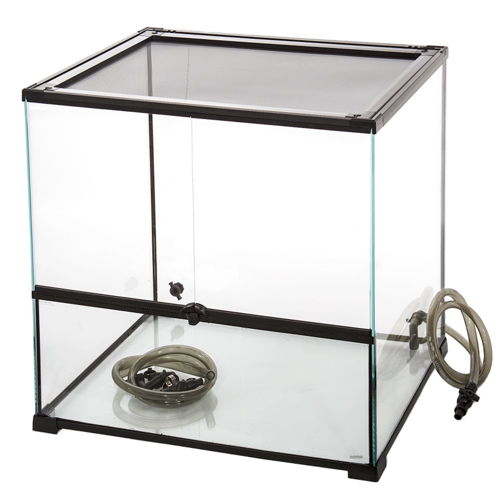 爬虫類ケージ テラスペース 60×45×60cm 穴2つあり ドレン付き 爬虫類