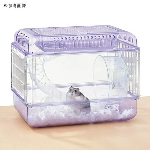 GEX クリアフロント30飼育セット ラベンダー(ケージ&敷材&給水器
