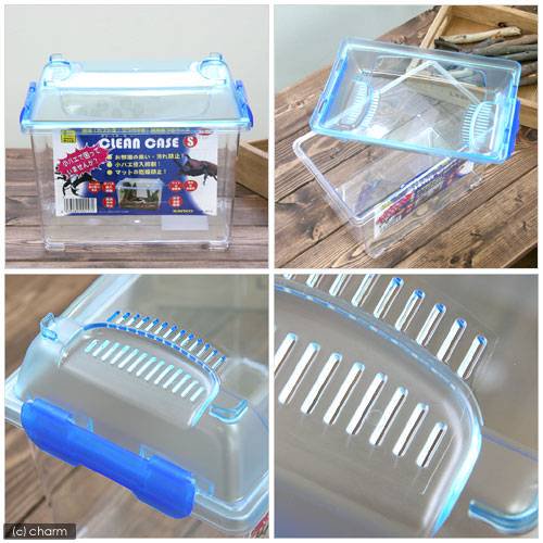 三晃商会 CLEAN CASE クリーンケース(S)(235×155×185mm) プラケース 虫