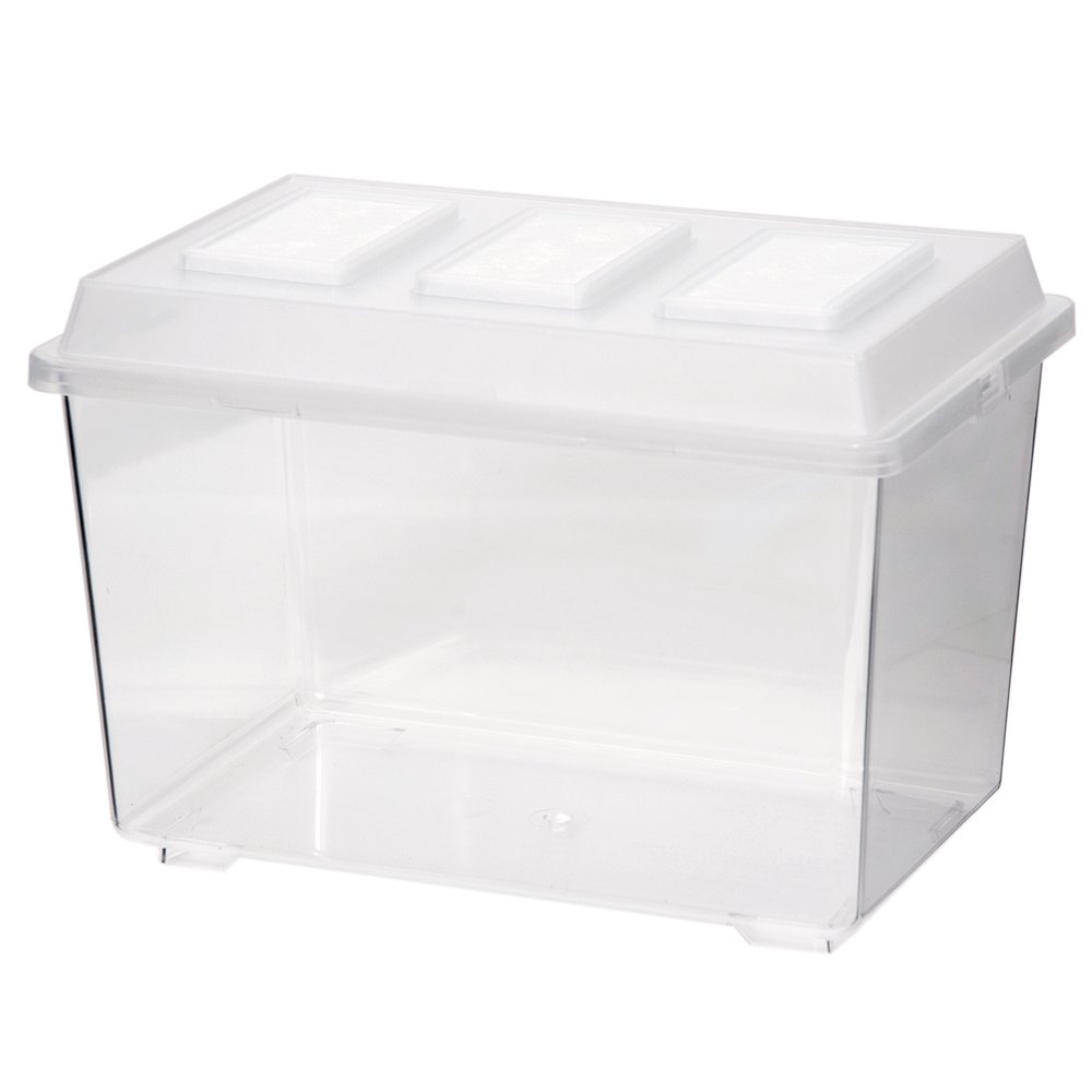 コバエシャッター 中 (298×195×210mm)4個 プラケース 虫かご 飼育容器