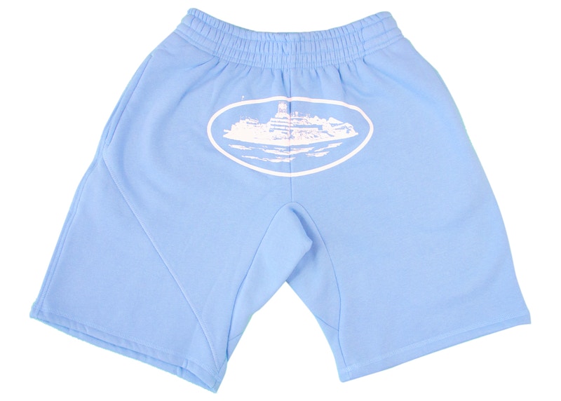 Corteiz Alcatraz Shorts Baby Blue Men's - SS22 - US