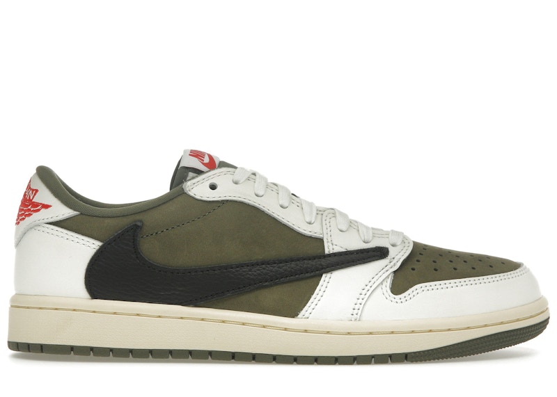 Jordan 1 Retro Low OG SP Travis Scott Medium Olive Men's - DM7866