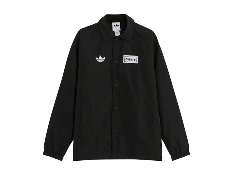 adidas x Oasis Tour Coach Jacket Black Men's - SS25 - US