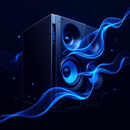 Free Sonic Waves Glow Image - Speaker, Soundwave, Blue | Download