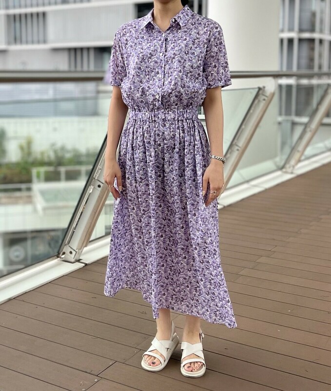 リバティ紫陽花ワンピースのご紹介 | 読む、鎌倉シャツ