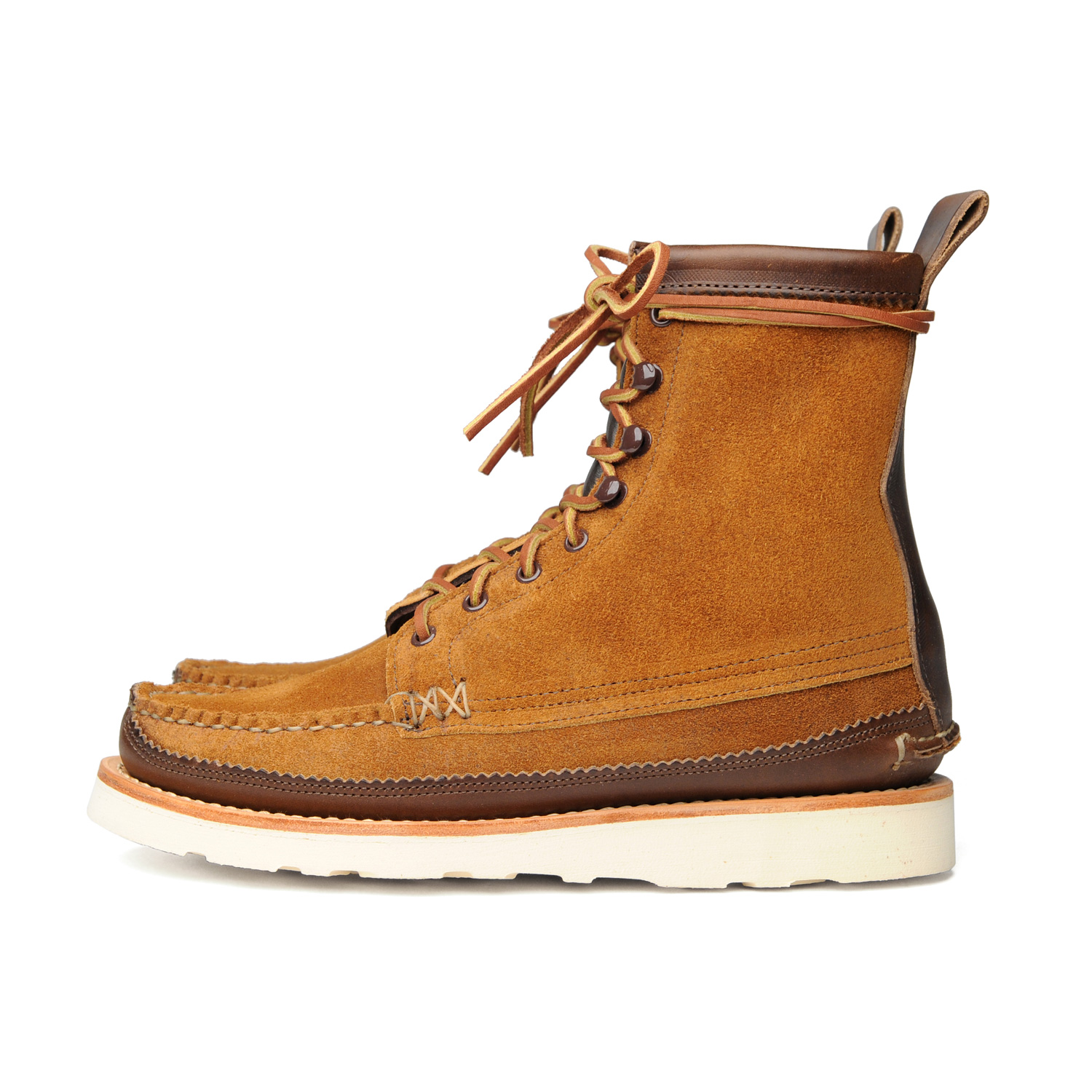 Maine Guide DB Boots - Flesh-out Leather [4 Colors] — YUKETEN
