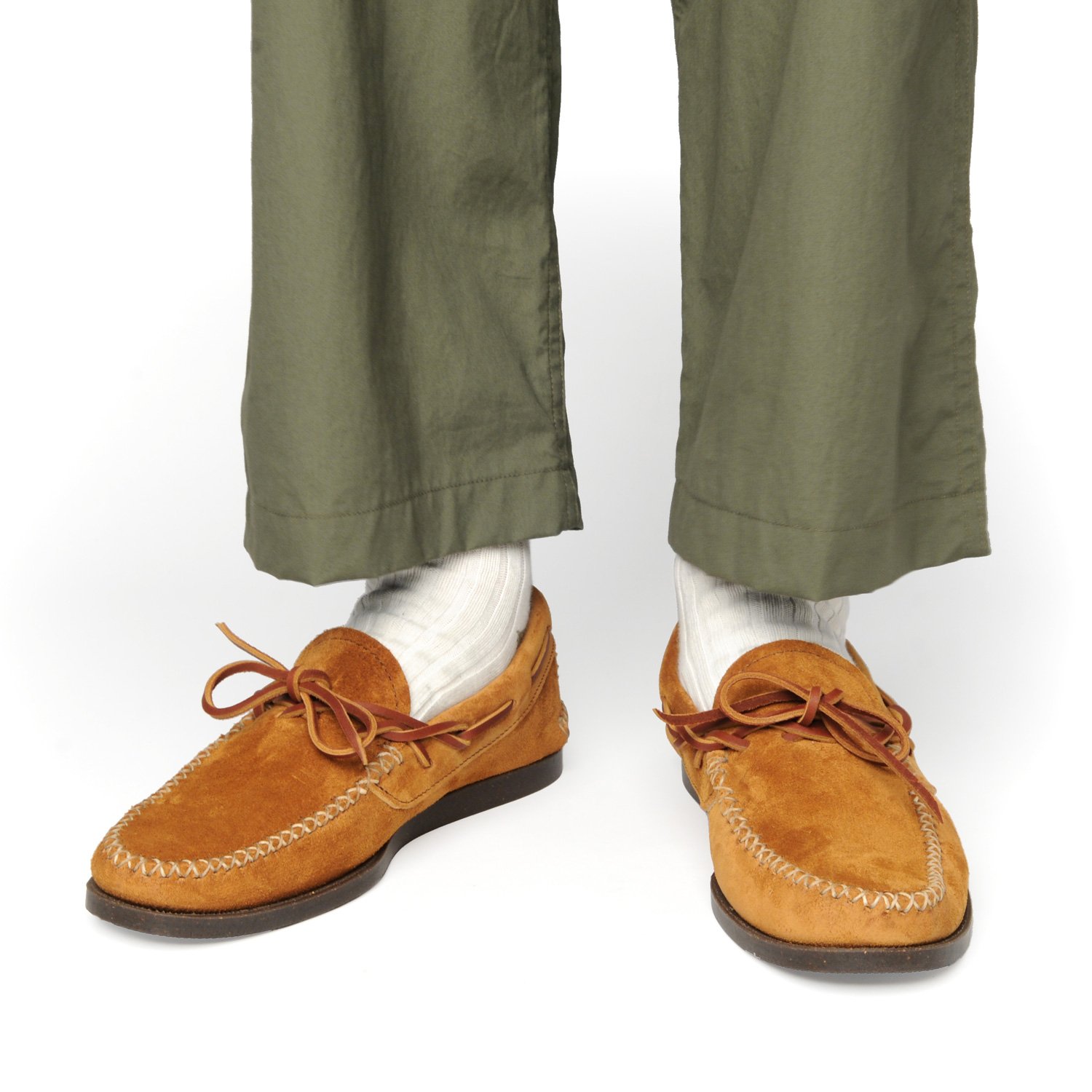 Canoe Moc w/ Camp Sole - FO G Brown, Size 8 E — YUKETEN