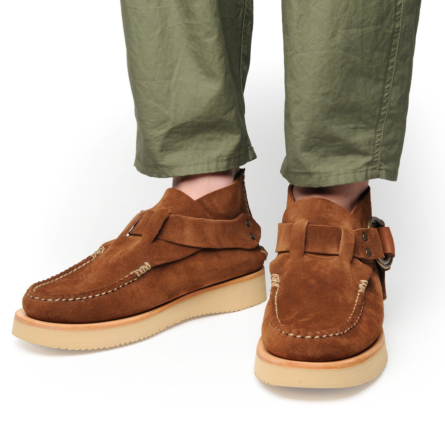 Ring Boots w/ 2021 - Flesh-out Leather [3 Colors] — YUKETEN