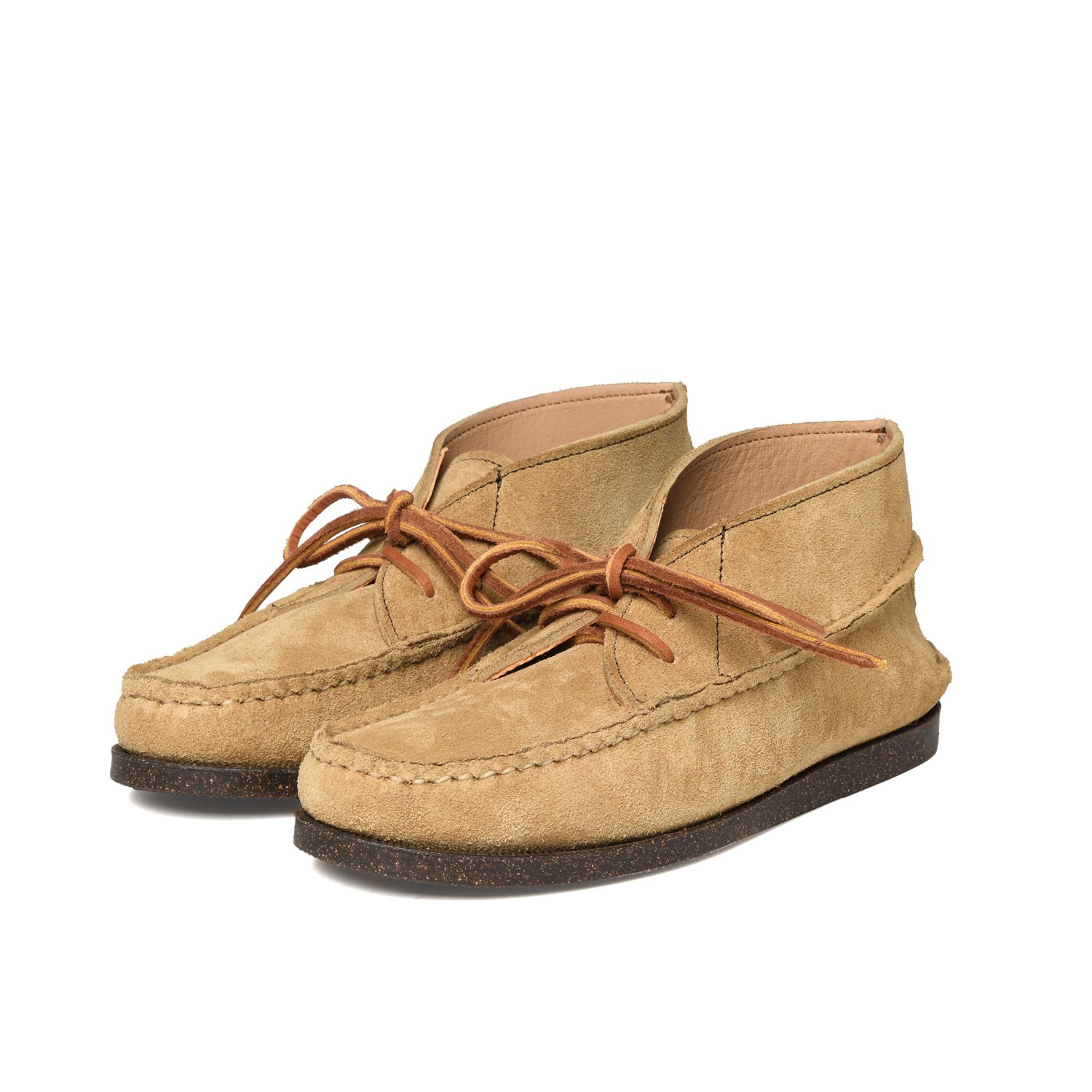 All Handsewn Chukka w/ Camp Sole - FO Khaki Leather — YUKETEN
