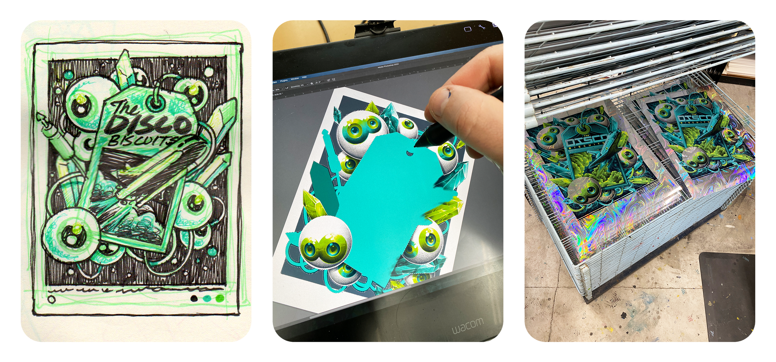 Dry Bones Circus of Truth ポスターシリアルナンバー付き Dry Bones