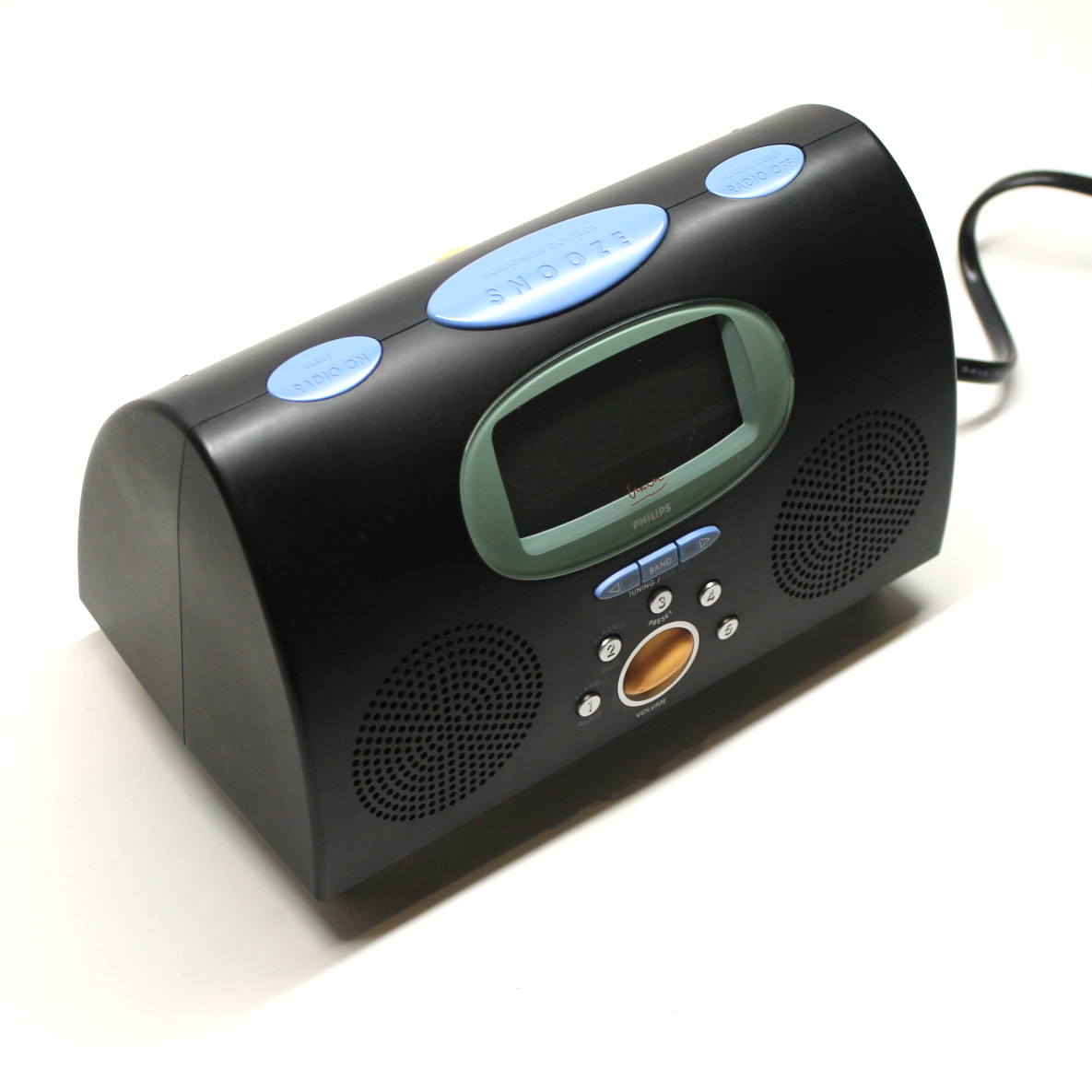 Michael Graves Dual Alarm Clock Radio for Philips Black unused