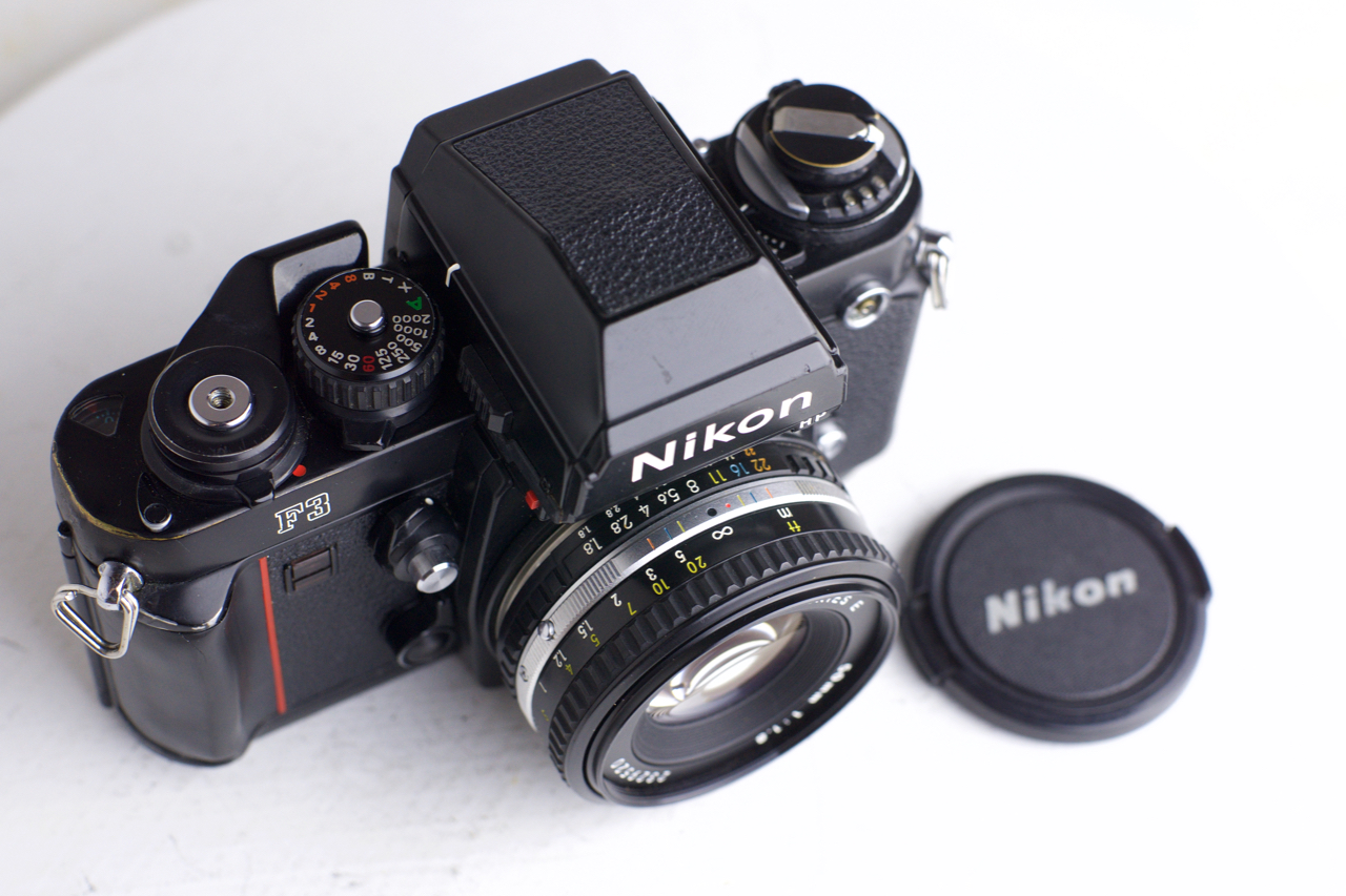 Nikon F3 HP Professional 35mm Film SLR Camera with Nikon Series E