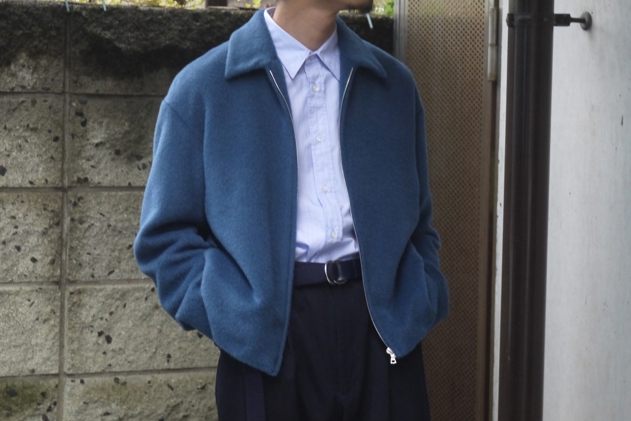 AURALEE BABY ALPACA ZIP BLOUSON — TF Blog