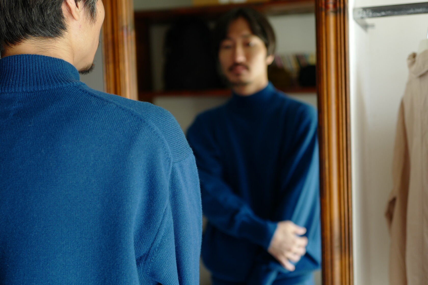 HERILL Cashmere vintage mock knit — TF Blog