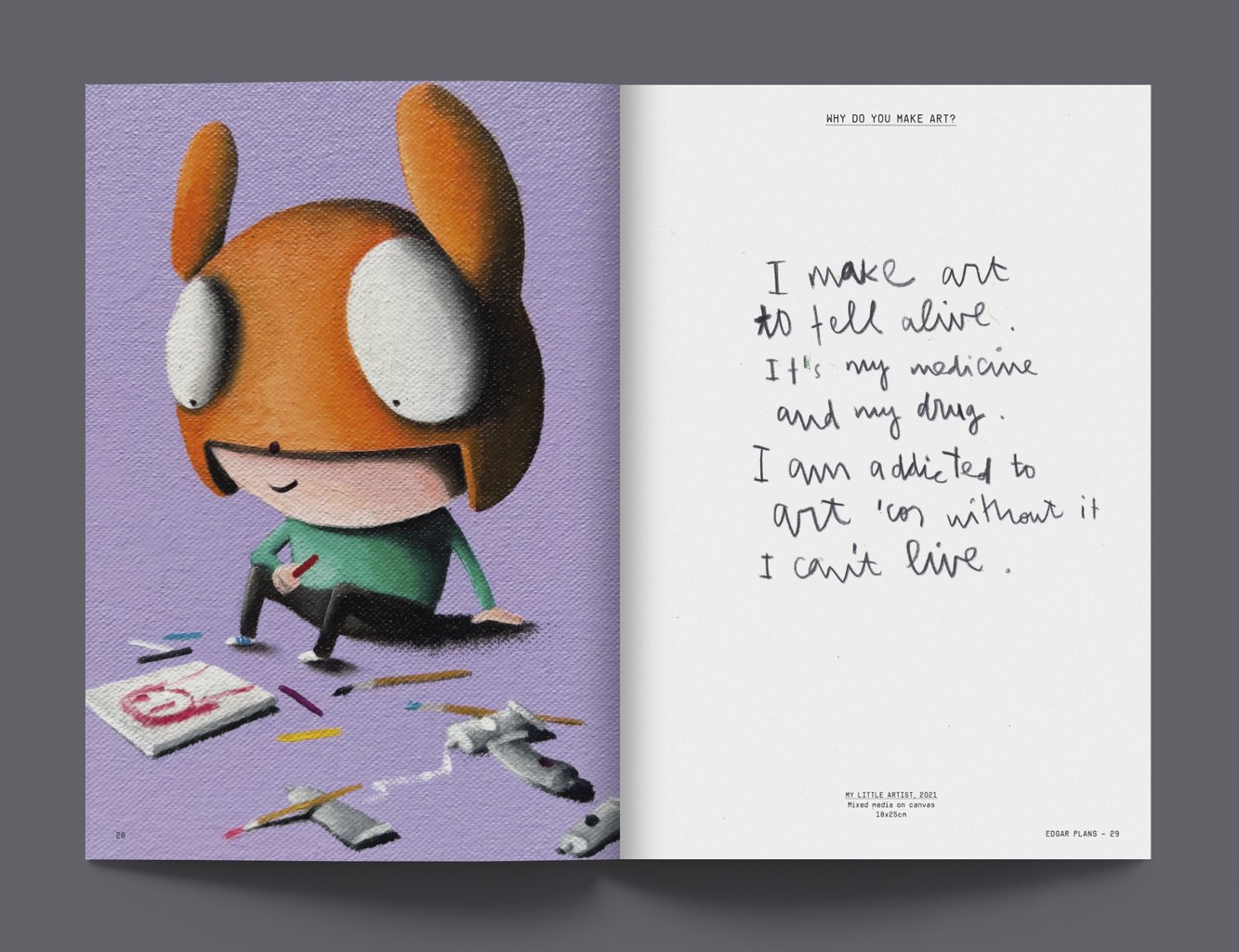 THE-ART-FORM: ISSUE 07: EDGAR PLANS COVER — The-Art-Form