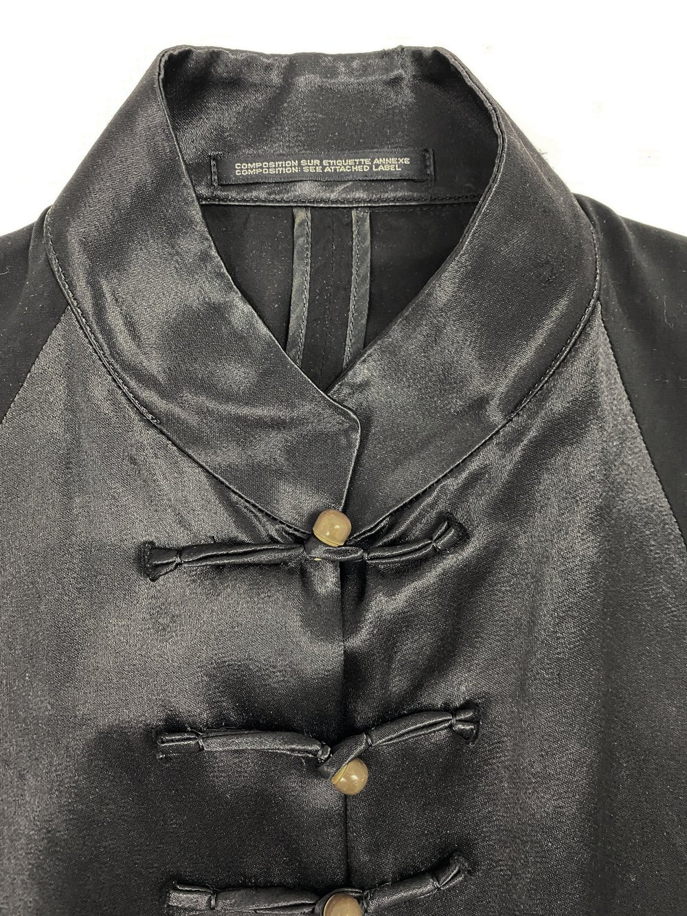 Yohji Yamamoto metal button closure vest — JAMES VELORIA