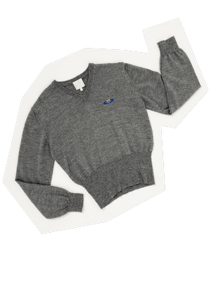 Vivienne Westwood 90s orb logo gray sweater — JAMES VELORIA