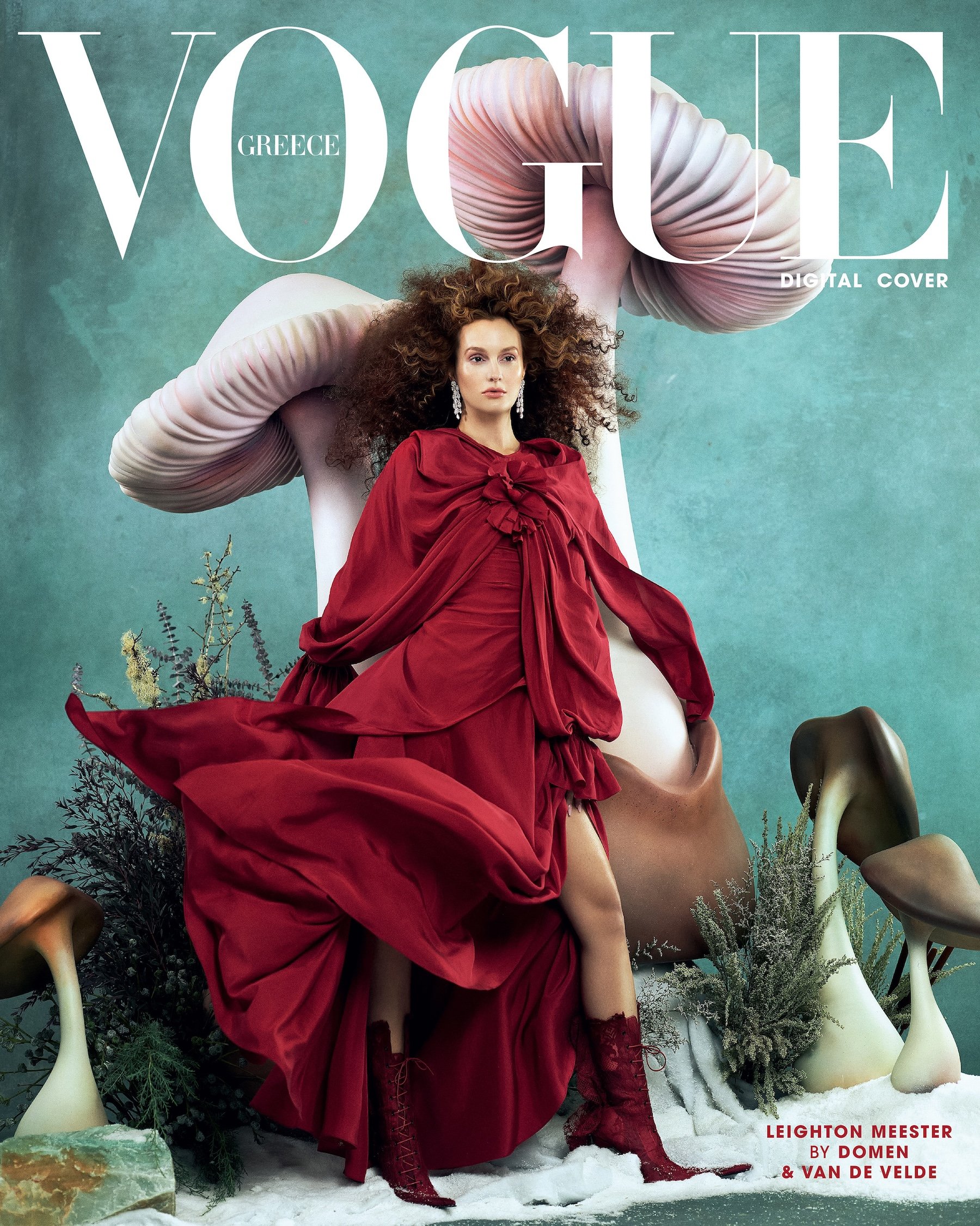 Leighton Meester by Domen & Van de Velde for Vogue Greece — Anne