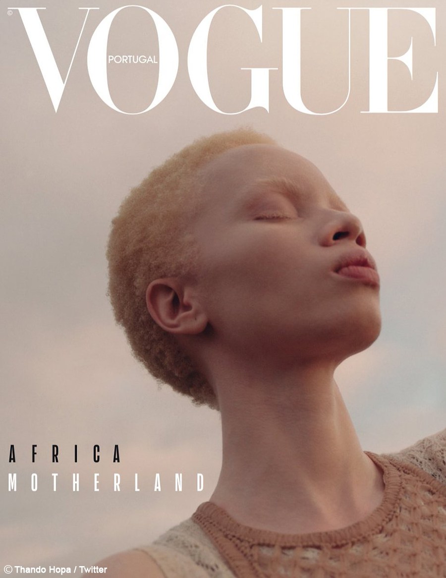 Thando Hopa Covers Vogue Portugal April Issue 'Africa Motherland