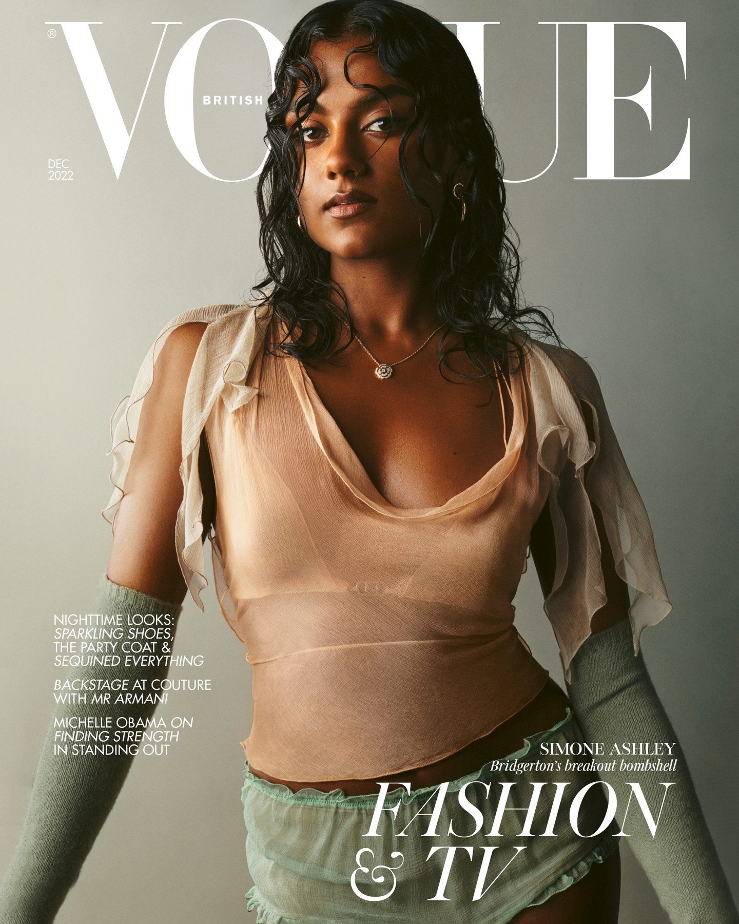 British Vogue December 2022 Cover Girls lensed by Scott Trindle