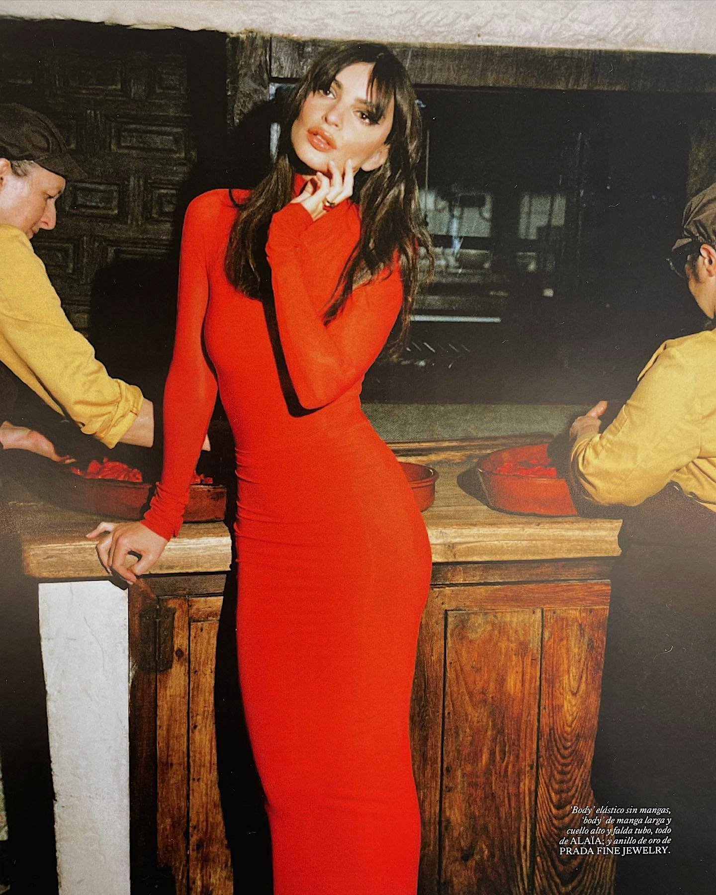 Emily Ratajkowski in Vogue Spain May 2023 35th Anniversary — Anne