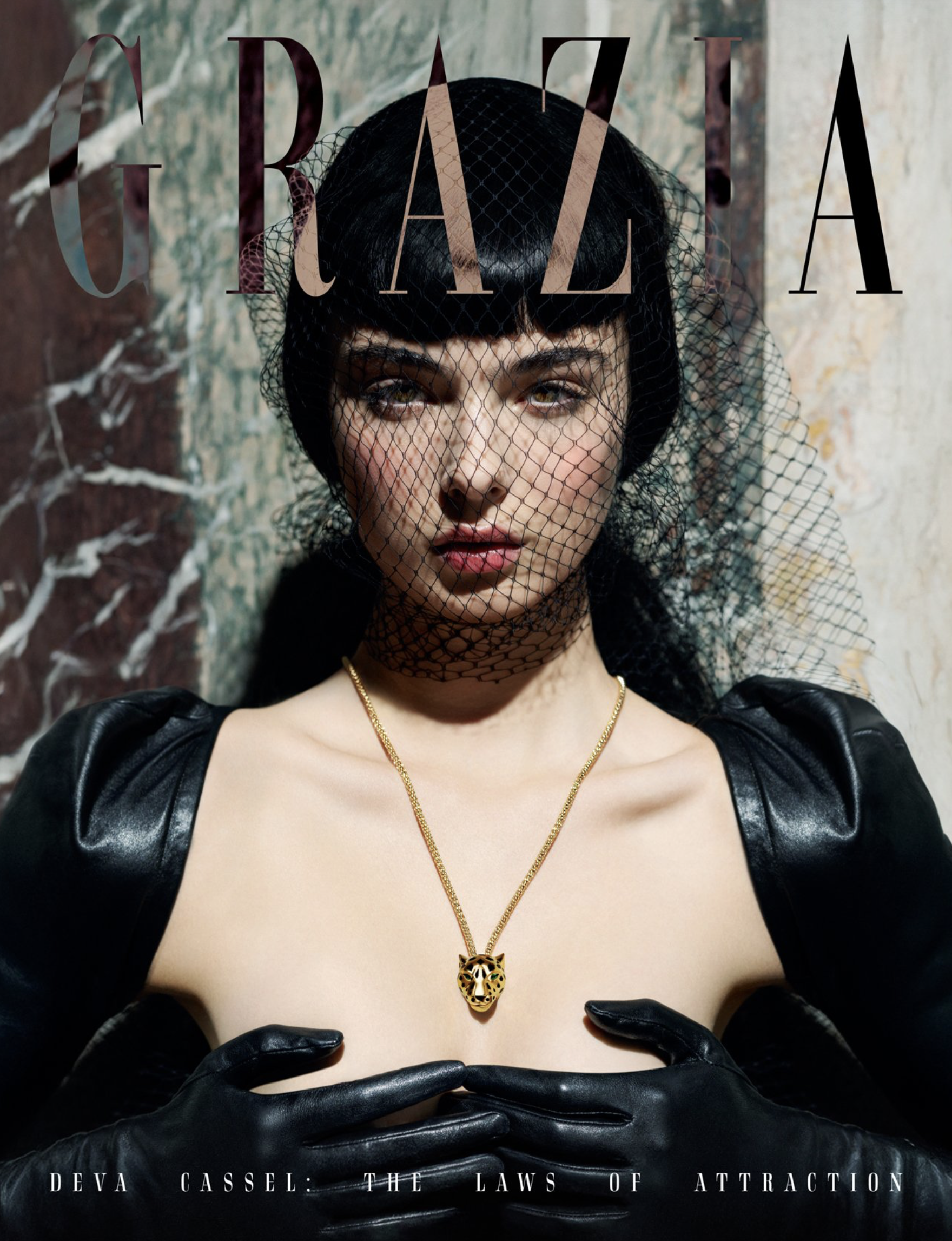 Deva Cassel Fashion Drama in Grazia Italia 21 by Sabine Villiard