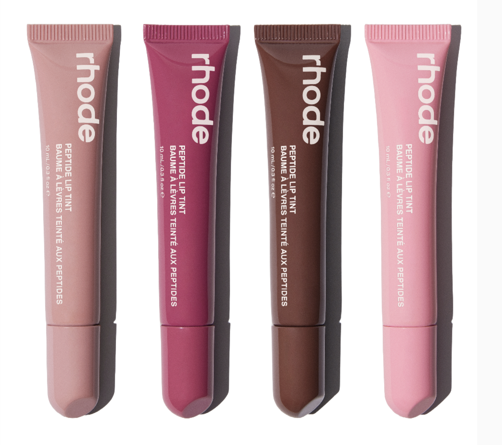 Rhode Peptide Lip Tint Toast, Raspberry Jelly, Espresso, Ribbon