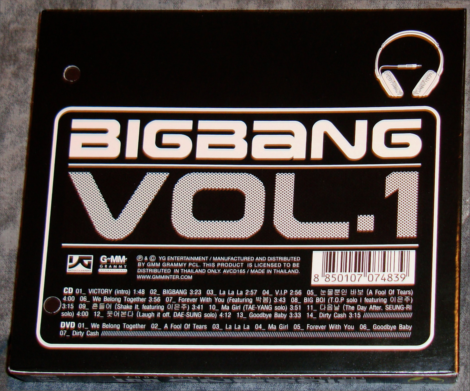 2006 - 1st Full Album - Vol. 1 Since 2007 - Thai Edition