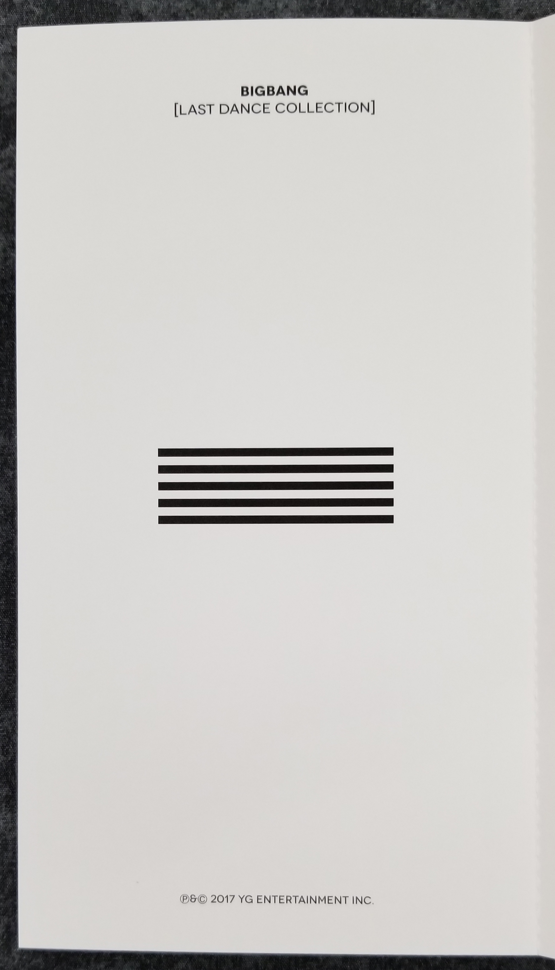 2017 - Last Dance in Seoul - Last Dance Collection Pamphlet Set