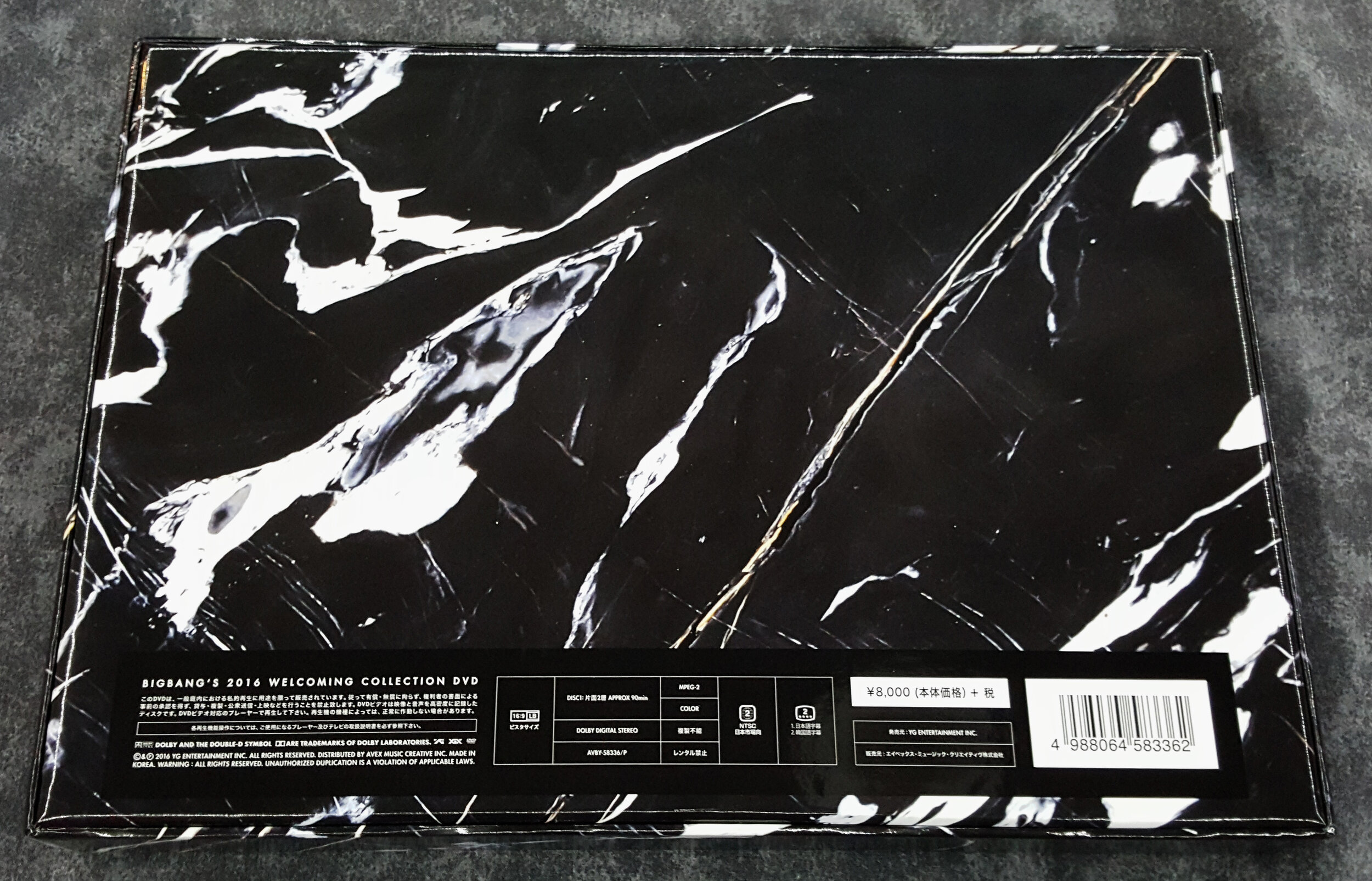 2016 - Welcoming Collection DVD and Calendar - Japan — my BIGBANG