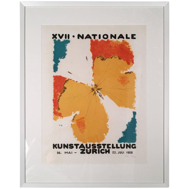 Zurich Art Exhibition Poster After Augusto Giacometti — Andrew