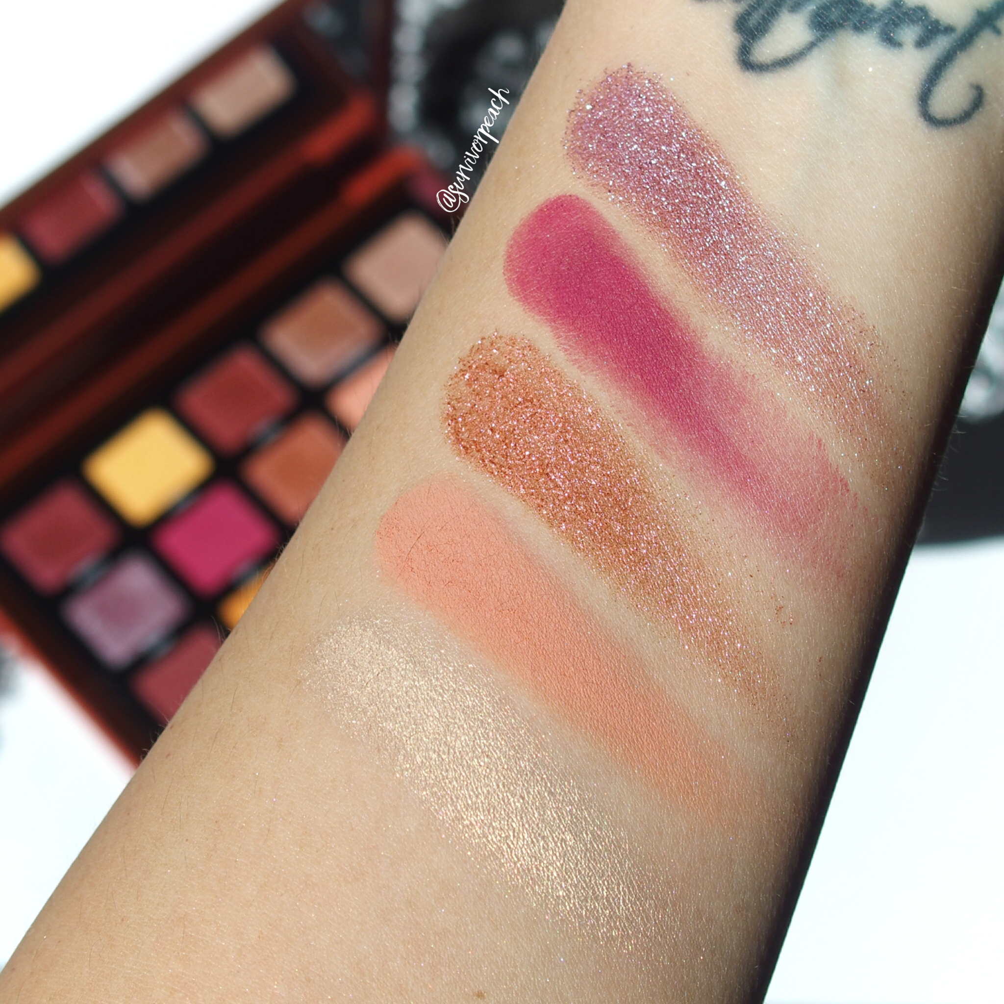 Natasha Denona Sunrise Palette Review and swatches — Survivorpeach