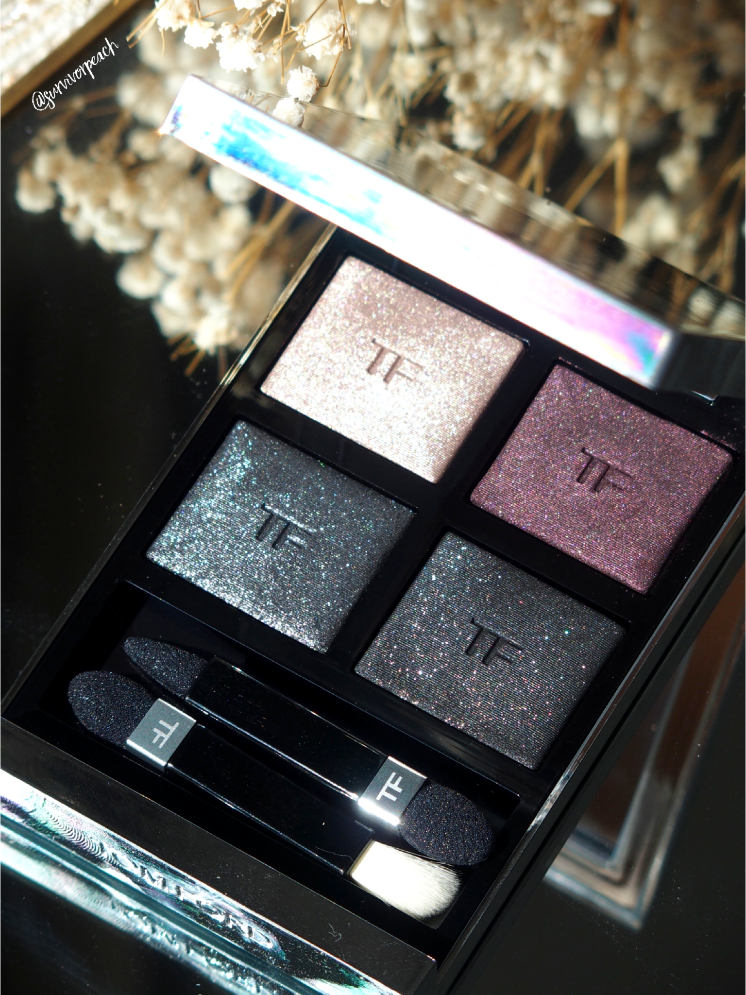 Tomford BADASS EYE COLOR QUAD Review and Swatches — Survivorpeach