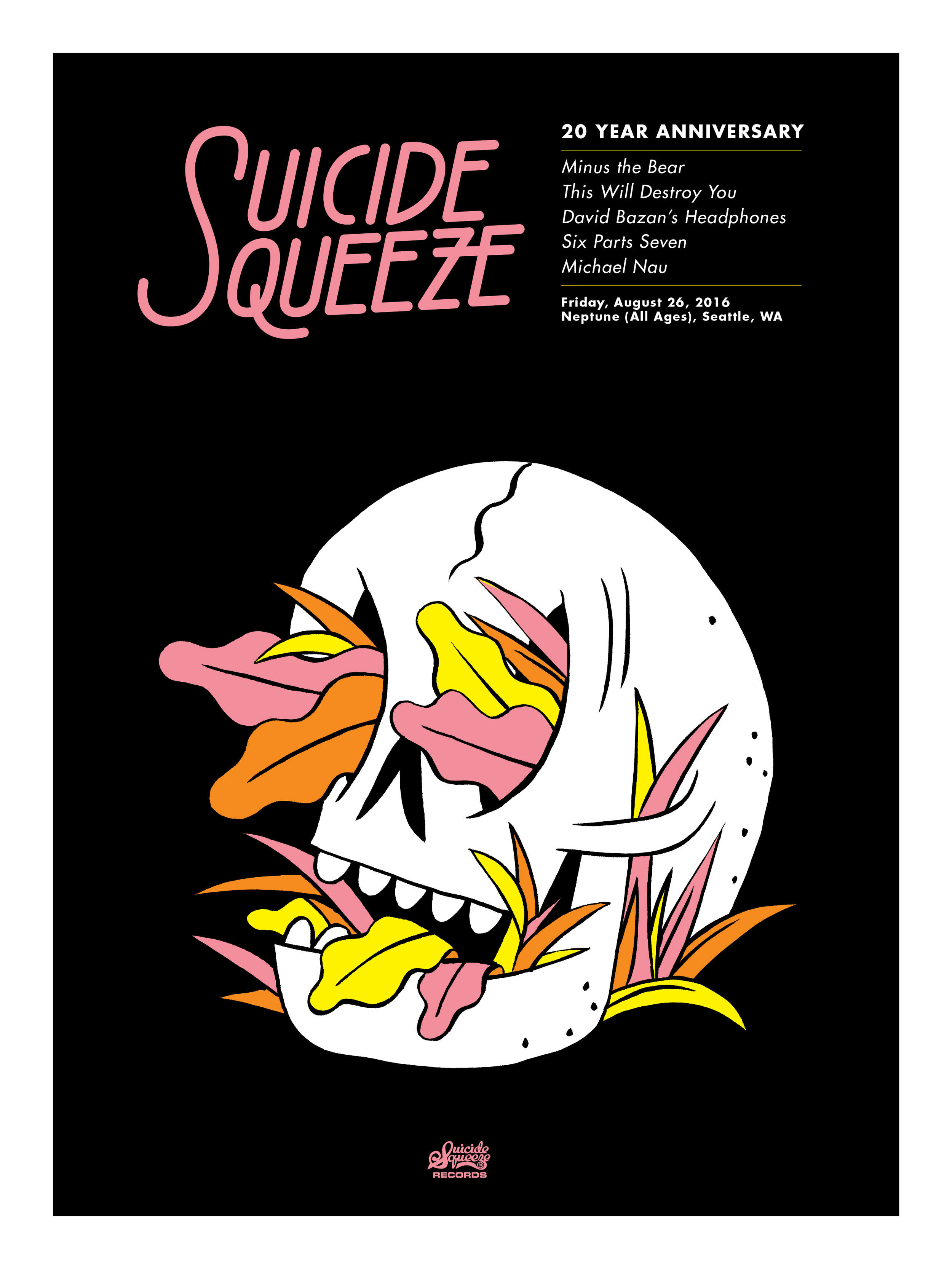 Suicide Squeeze 20th Anniversary — LeDouxville