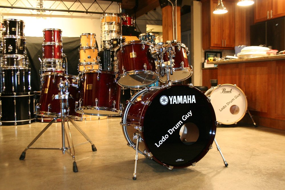 Drum Kits-Yamaha Birch Custom ABSOLUTE shell pack Japan CHERRYWOOD