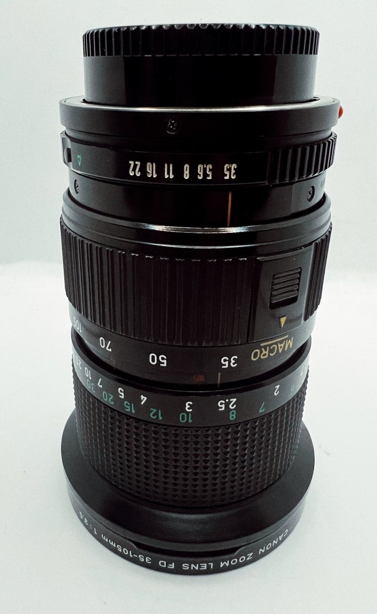 Canon FD 35-105mm Zoom lens with Anamorphic-Bokeh Modification