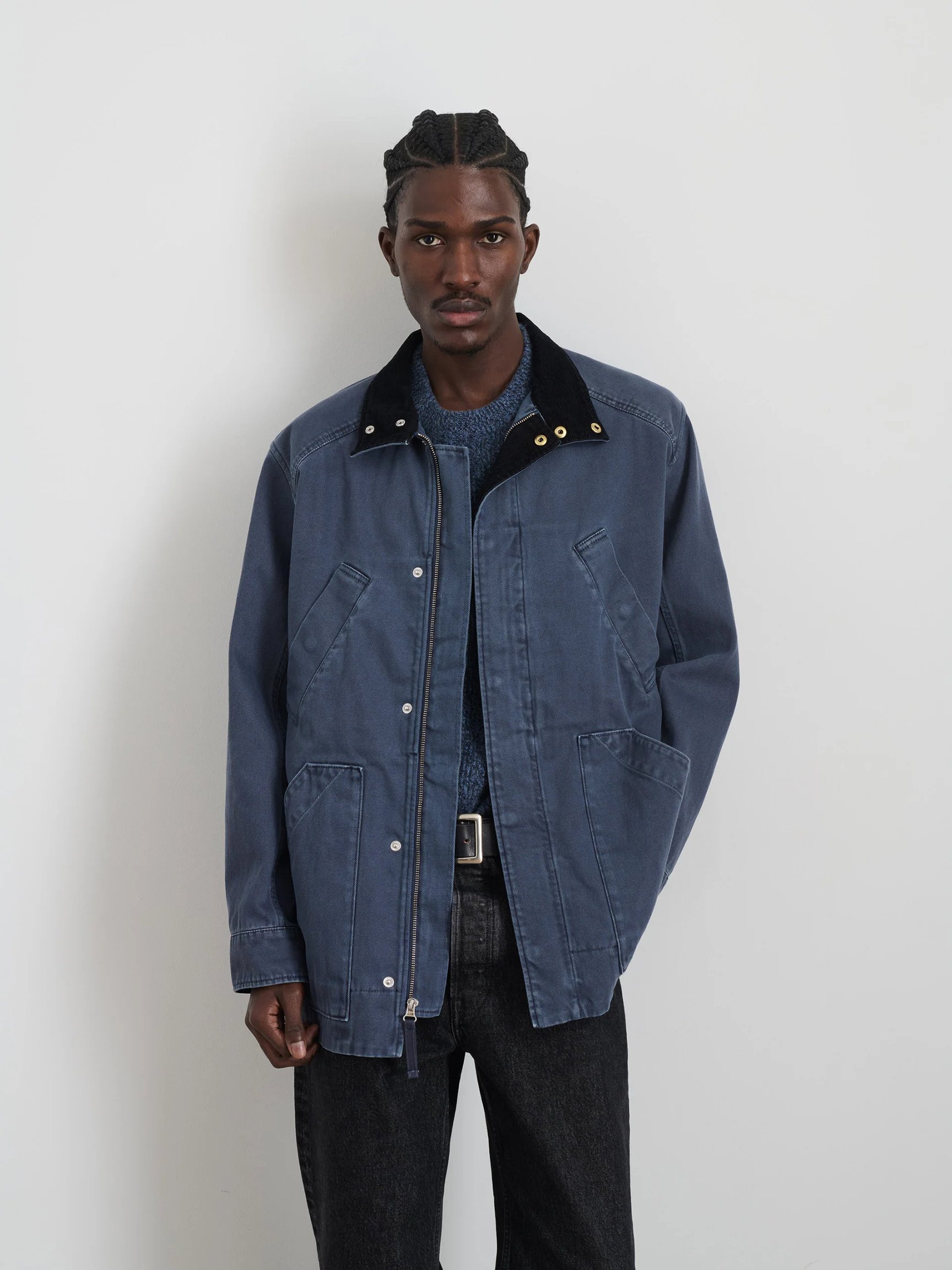 Alex Mill Aaron Utility Jacket Blue — Aggregate Supply